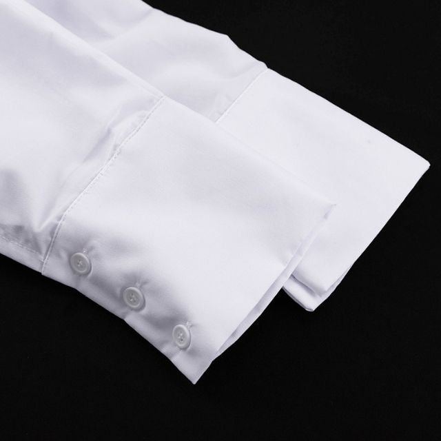 Mila - Oversized wit overhemd met een gestructureerde pasvorm