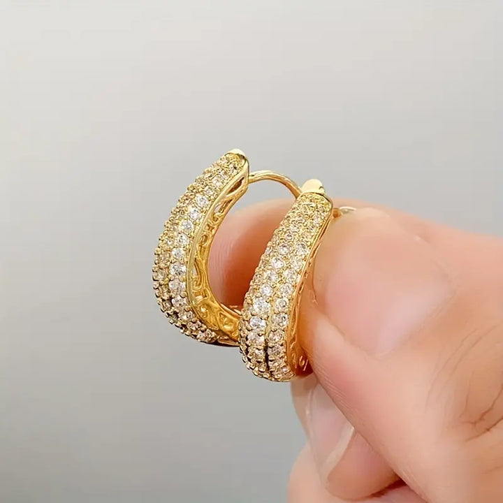 Aura™ | Glimmende Ring Oorbellen