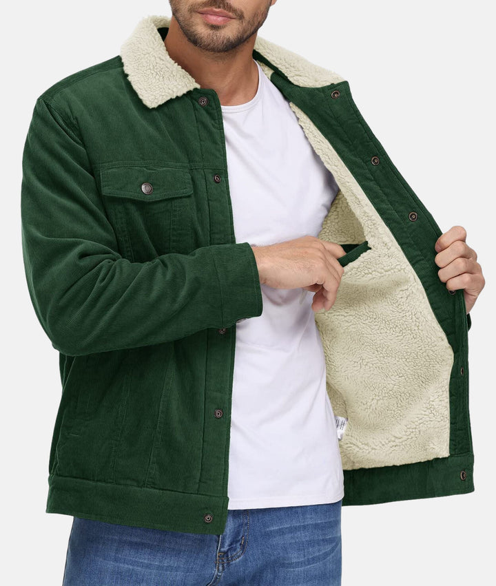 Aristide - Dikke fleece casual jas