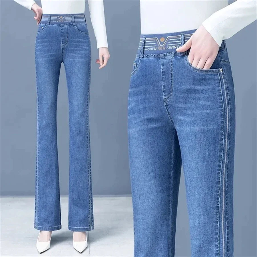 Anouk - stretch jeans met hoge taille