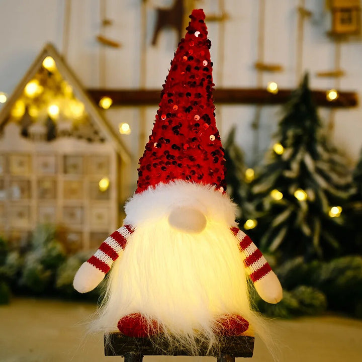 Gnome Sweet Home™ | Handgebreide Kerstgnome Decoratie