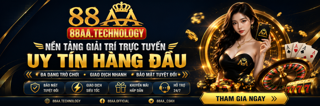 banner chính thức từ 88aa - Nhà cái top đầu thị trường