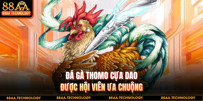 Đá gà Thomo cựa dao được hội viên ưa chuộng