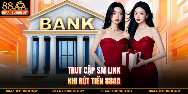 Truy cập sai link khi rút tiền 88AA